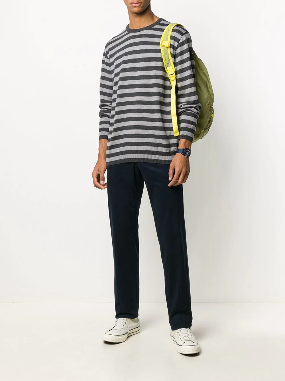 striped long-sleeve sweatshirt - 2