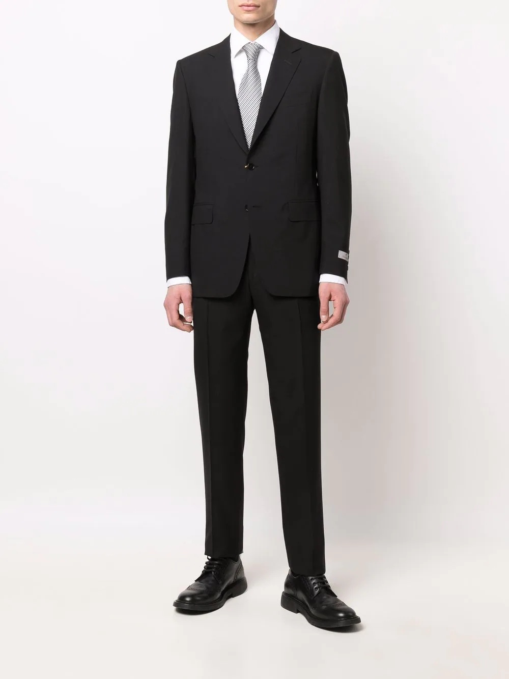 tailored single-breasted suit - 2