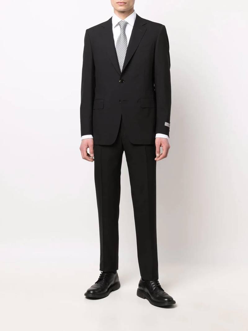 Canali tailored single-breasted suit outlook