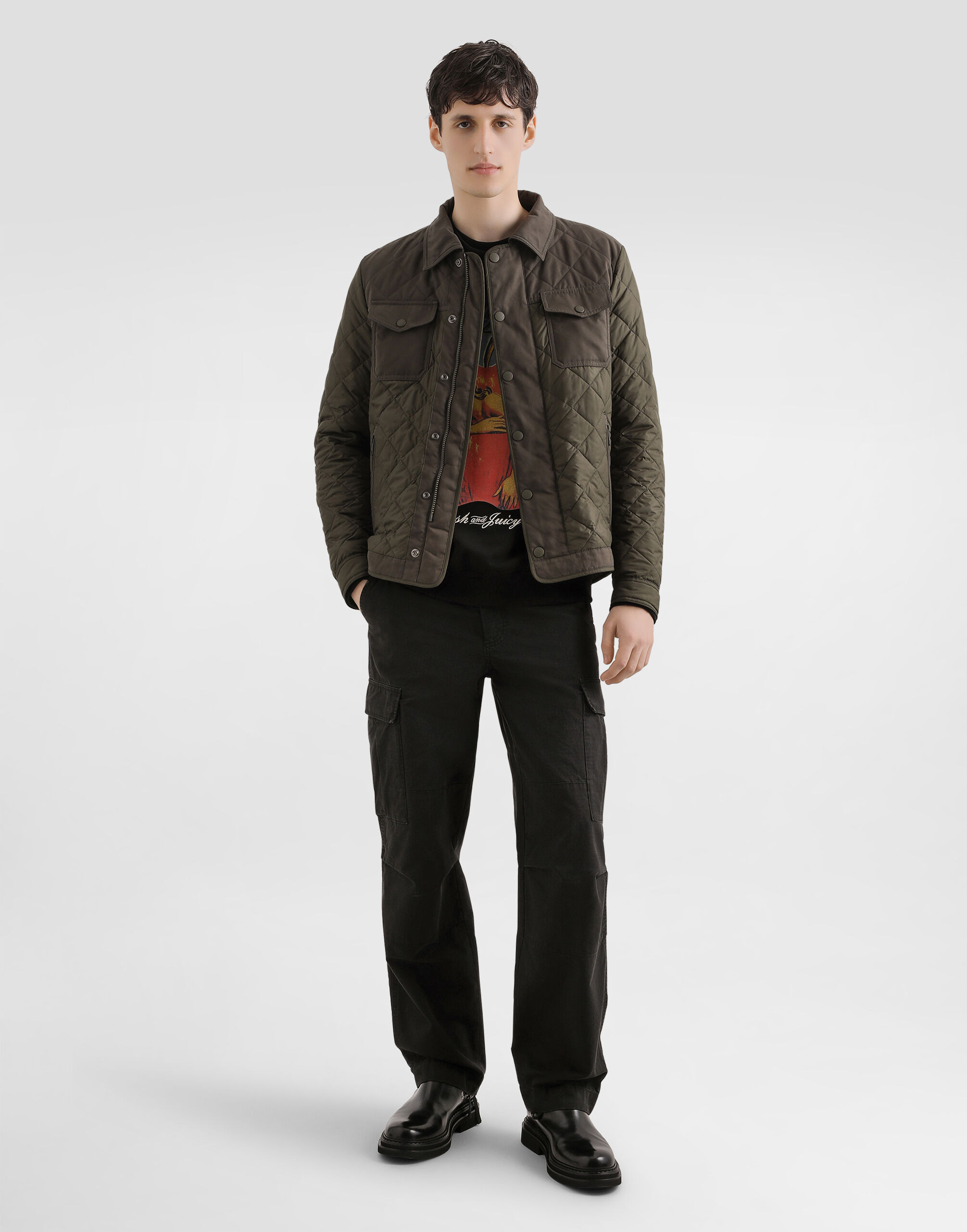 Sweatshirt with print and embroidery - 4