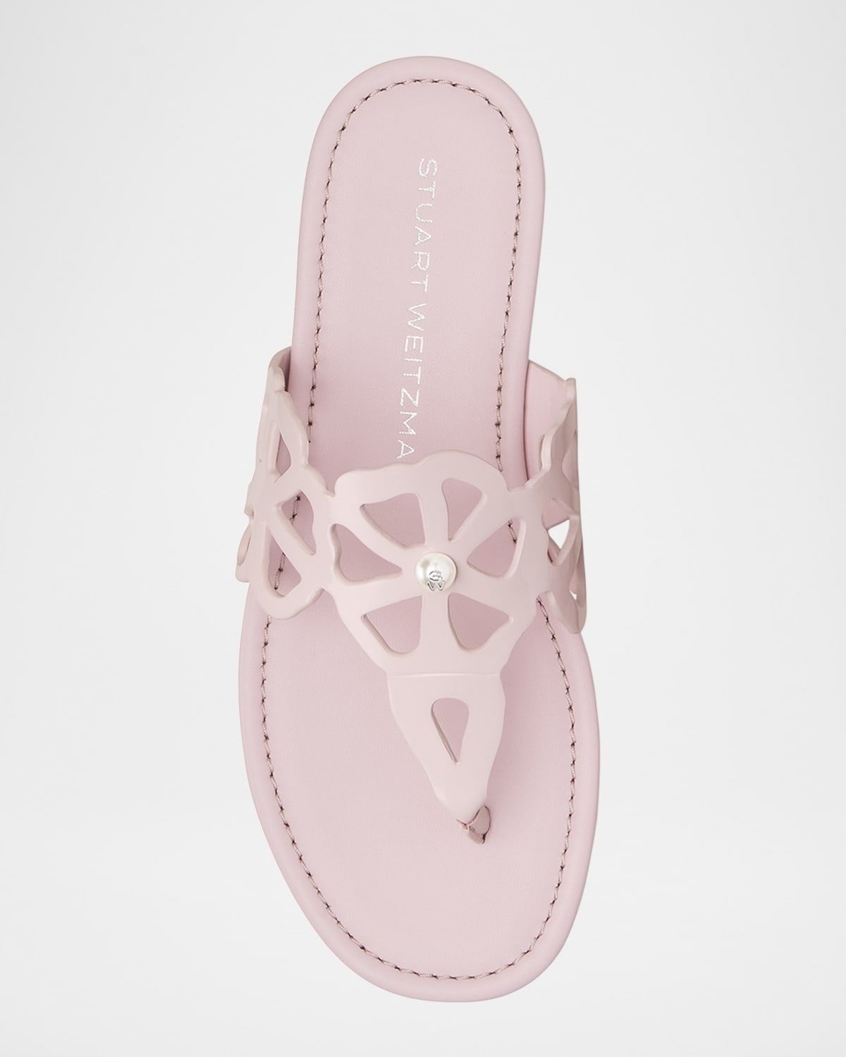 Jasmine Patent Cutout Thong Sandals - 4