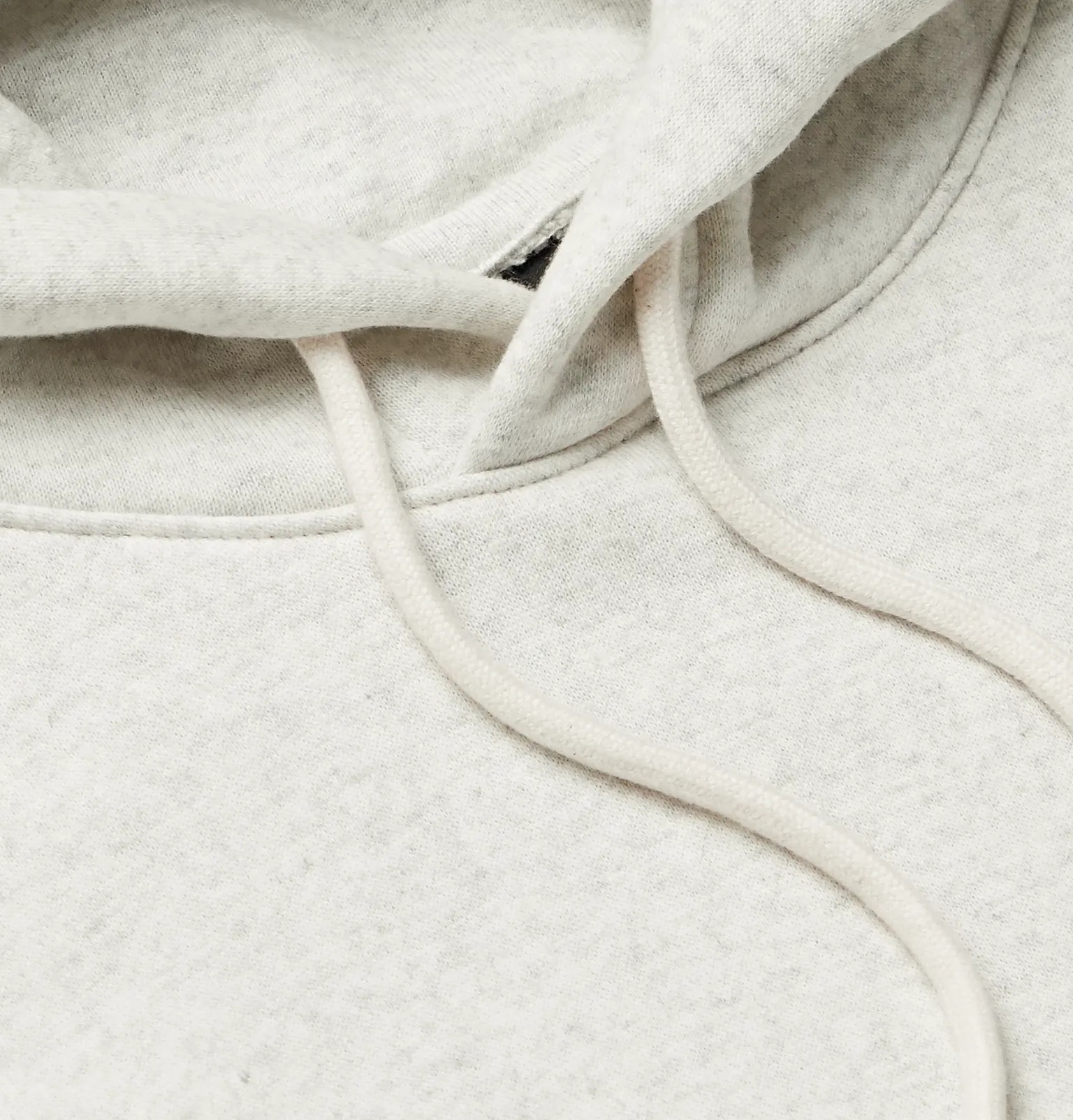 Sportswear Logo-Print Mélange Fleece-Back Cotton-Blend Jersey Hoodie - 5