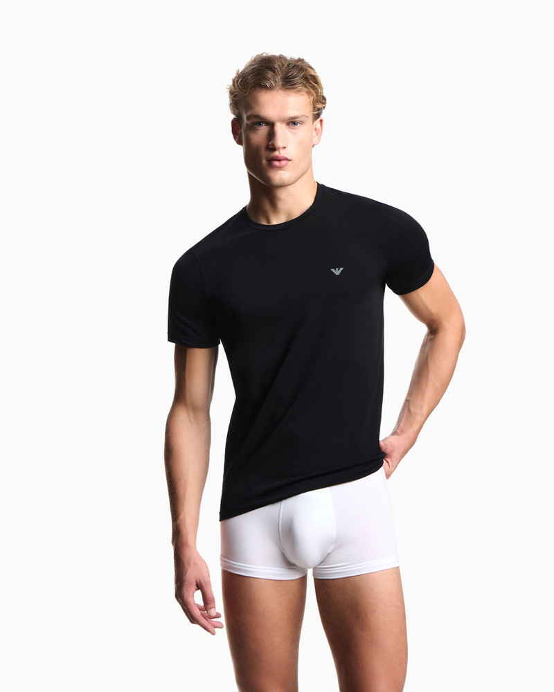 EMPORIO ARMANI TWO-PACK OF ENDURANCE LOUNGEWEAR JERSEY T-SHIRTS outlook