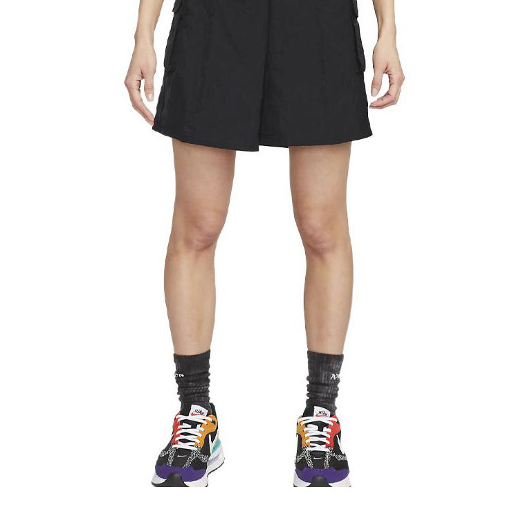 (WMNS) Nike Sportswear Essential Shorts 'Black' DM6248-010 - 5