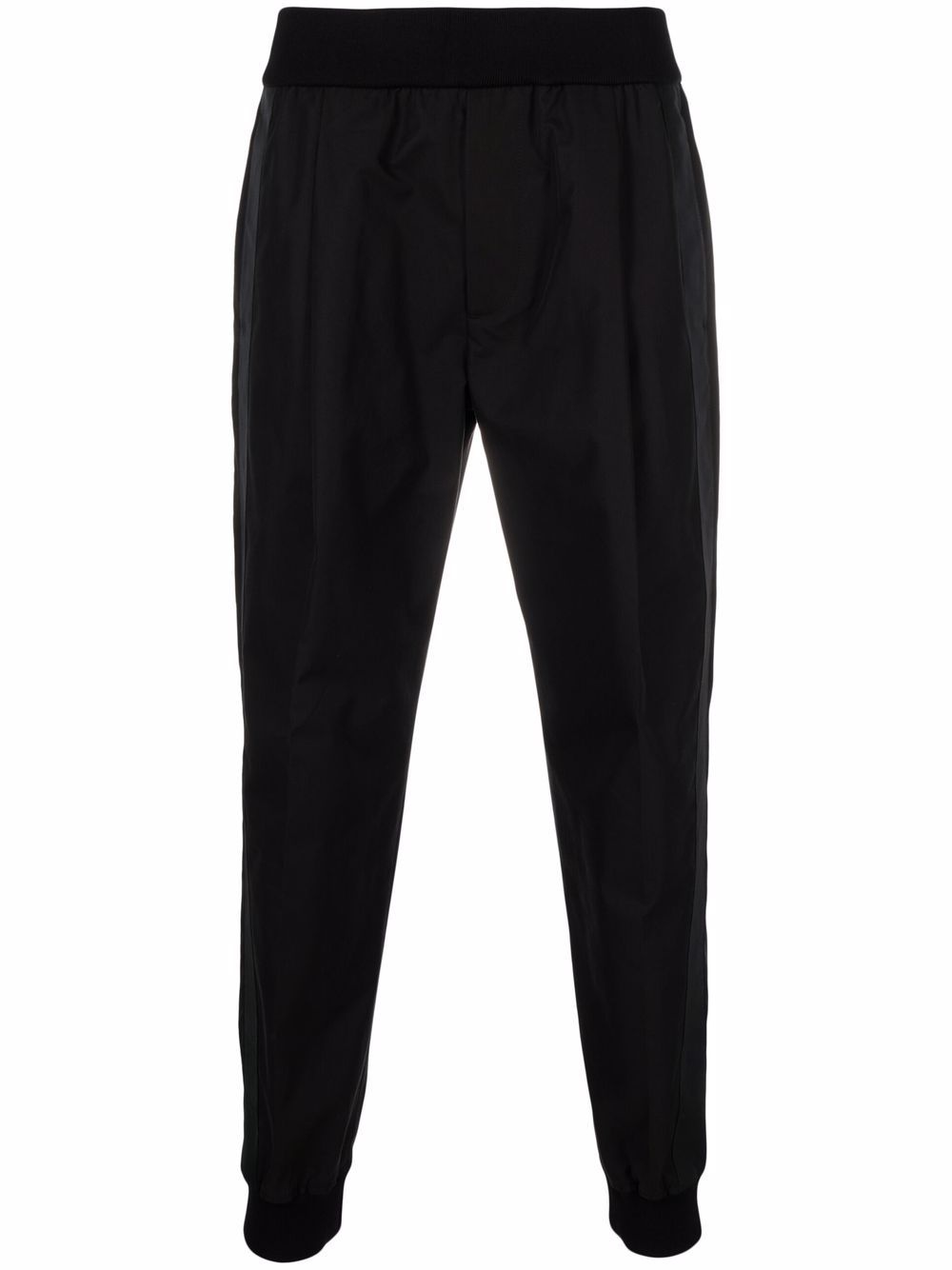 tapered elasticated trousers - 1