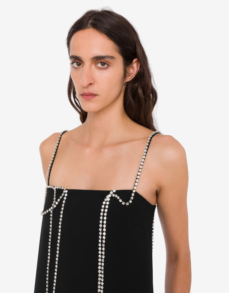 EMBELLISHED STRETCH CREPE DRESS 3