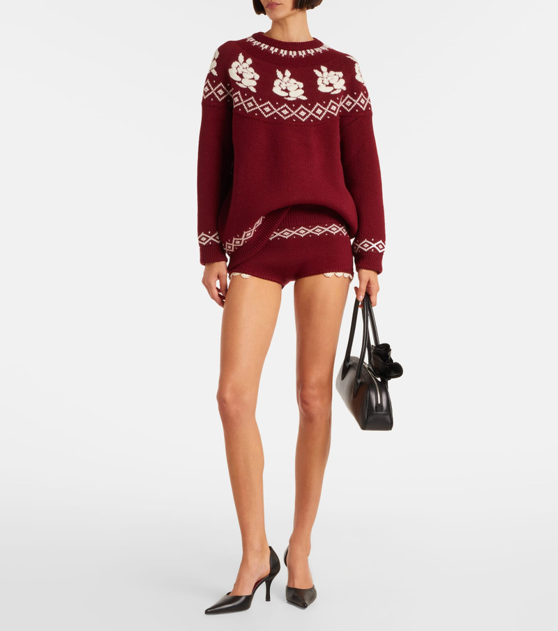 MAGDA BUTRYM Patterned wool sweater outlook