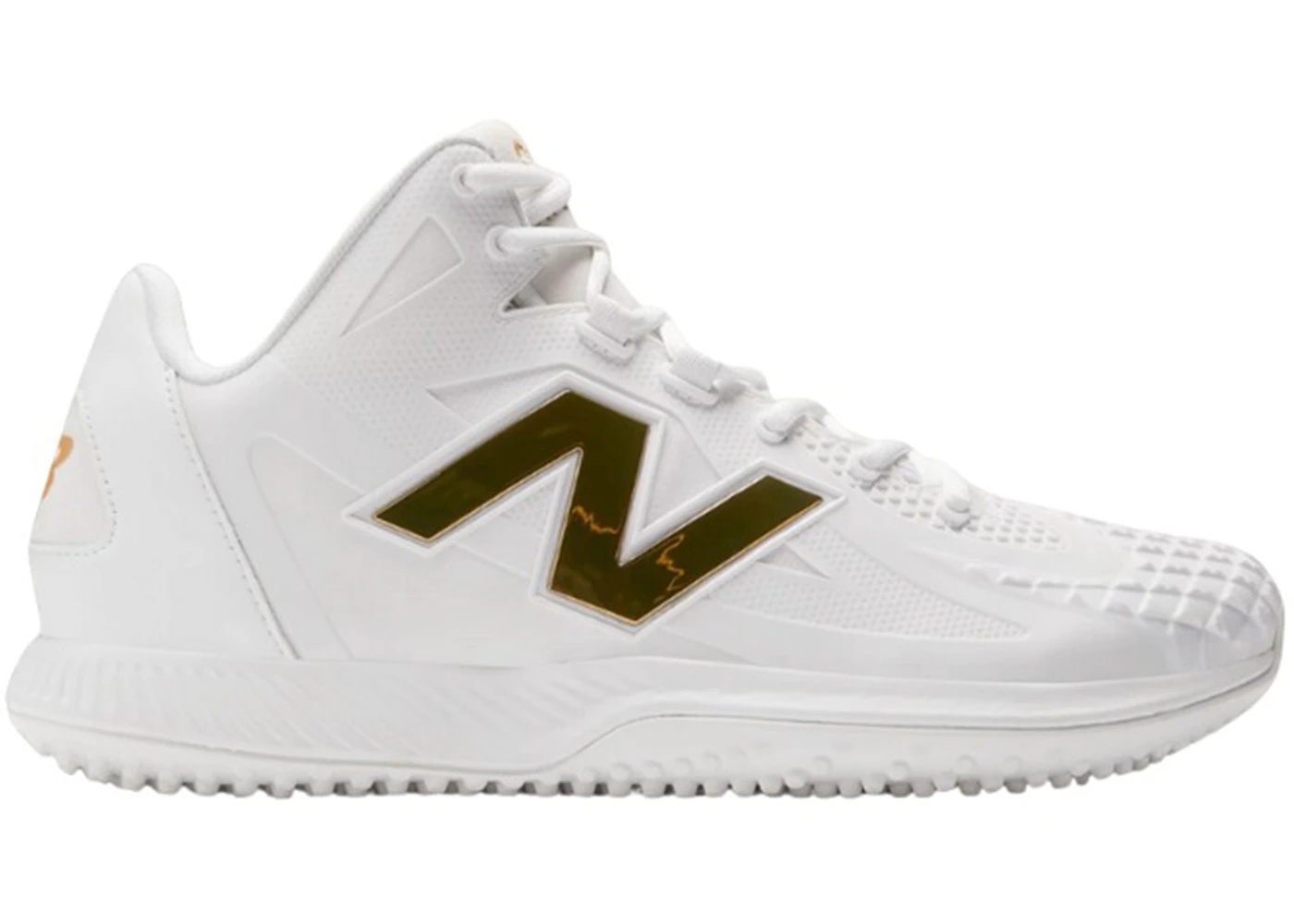 New Balance Ohtani 1 TF White Metallic Gold - 1