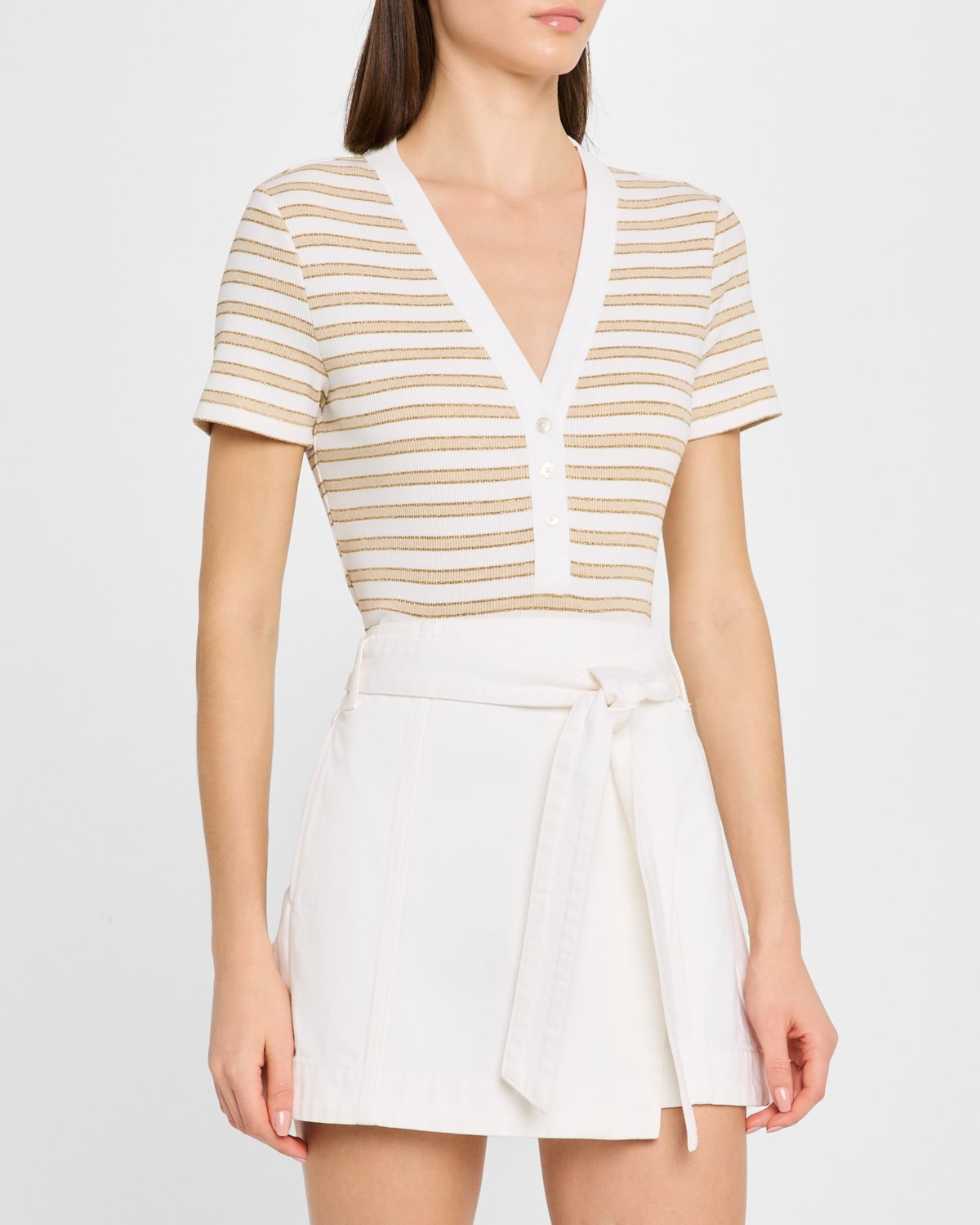Dekalb Stripe Short-Sleeve Top - 4