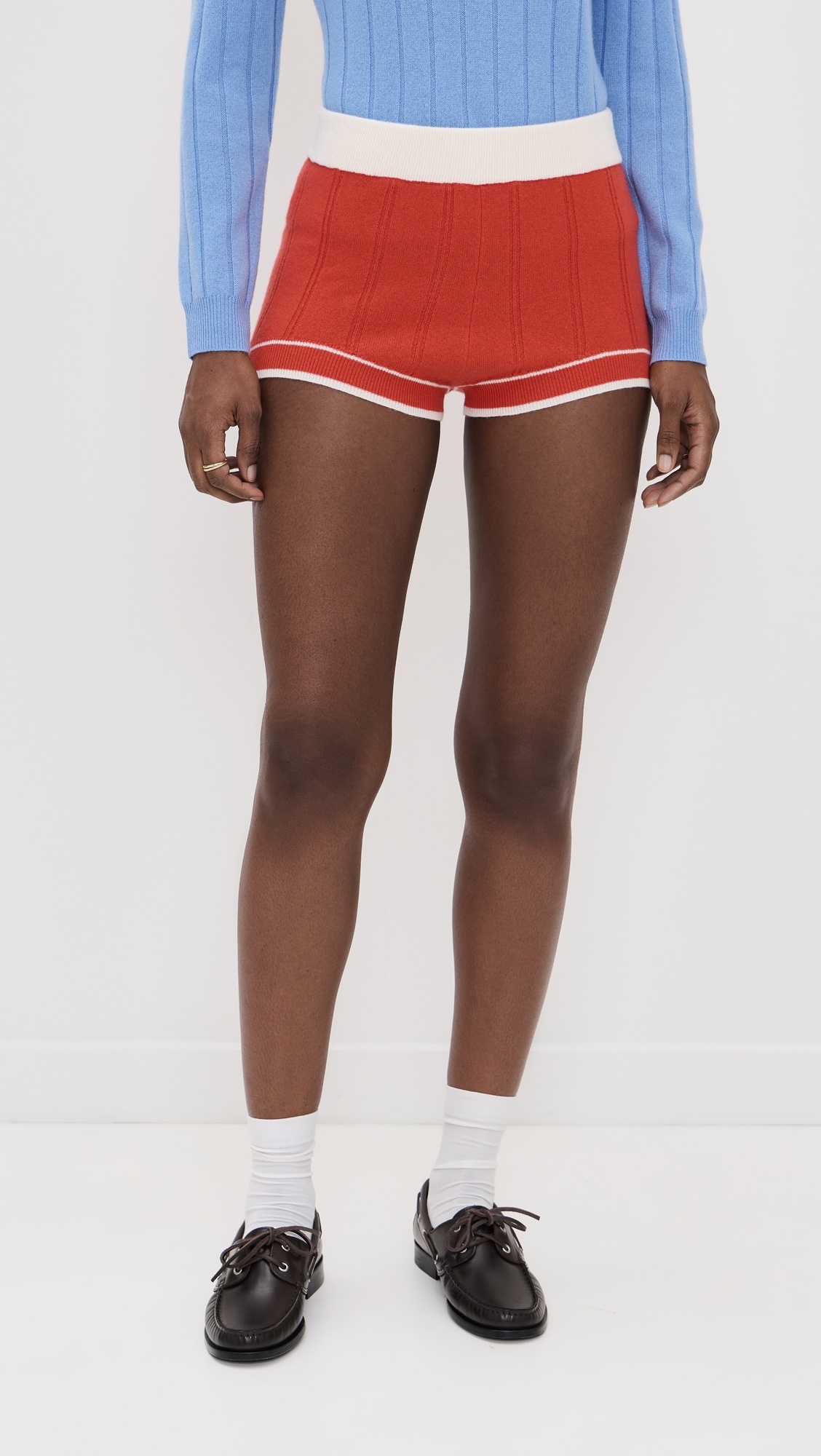 Racer Cashmere Shorts - 6