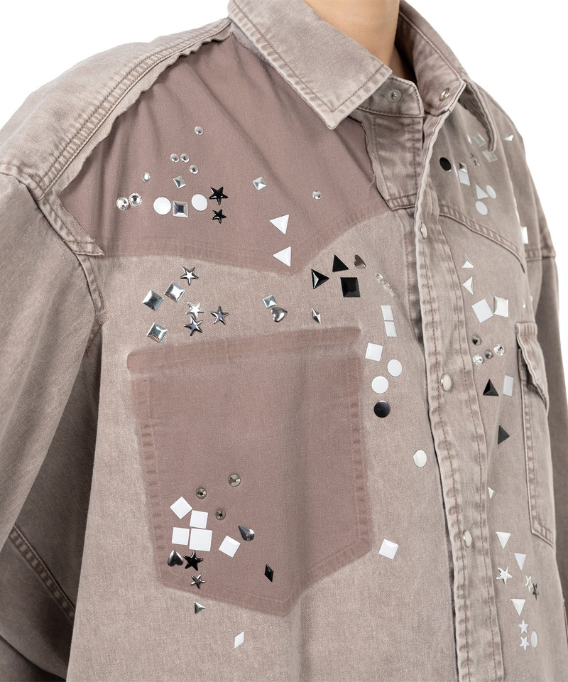 Embellished Distressed Shirt 15