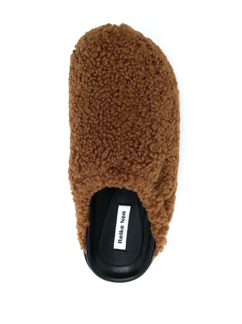 faux-fur slip-on loafers - 4