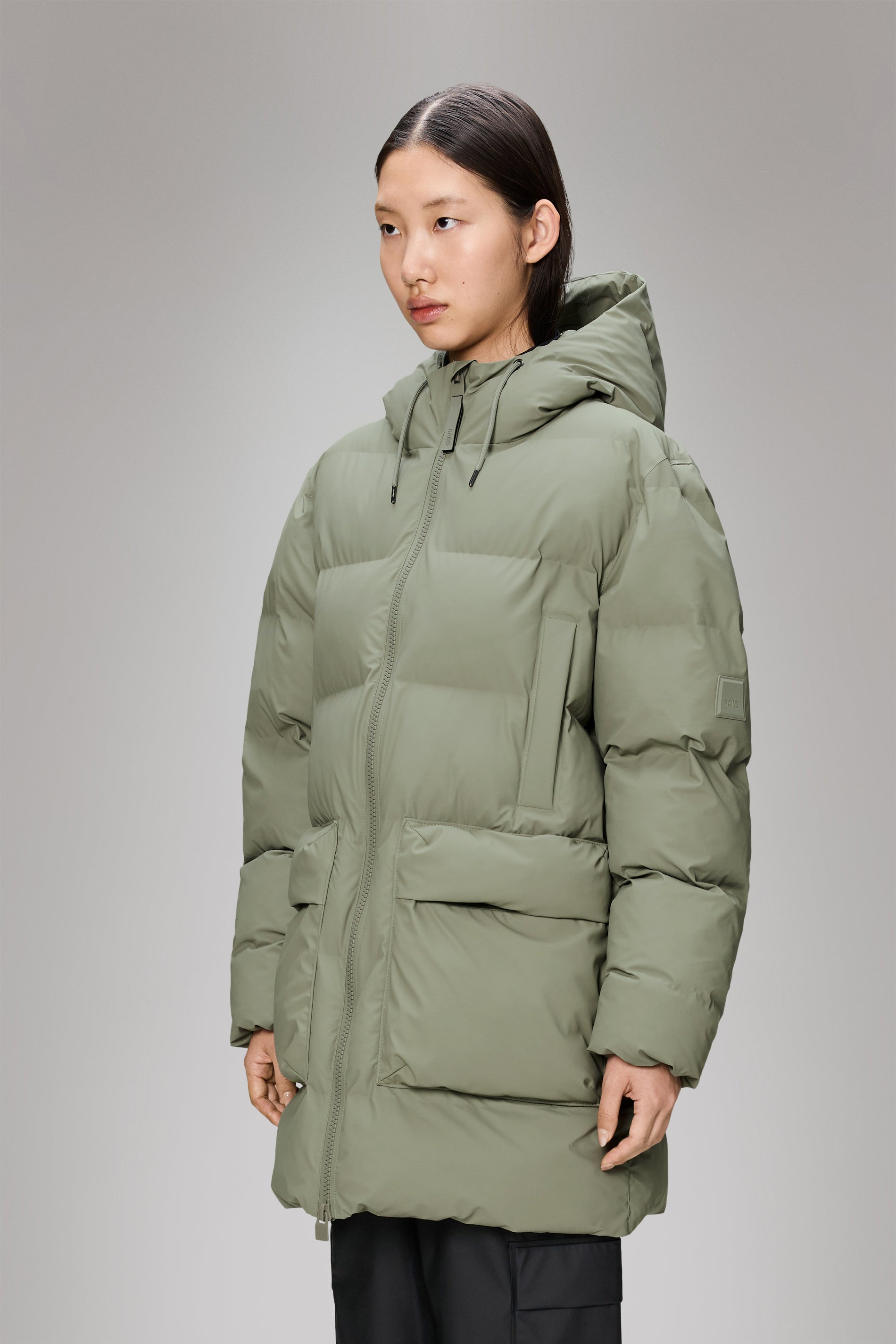 Alta Long Puffer Cargo Jacket - 5