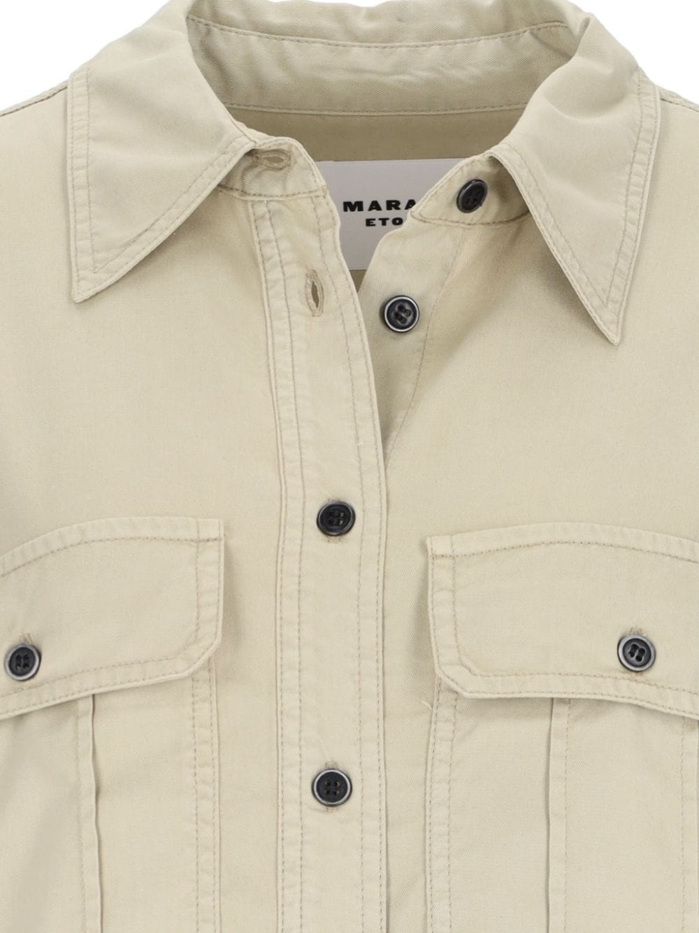 button-down shirt dress - 3