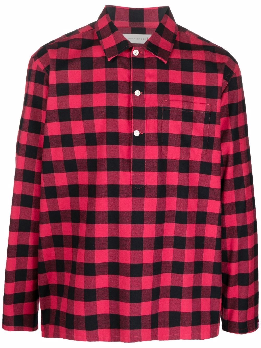 MILITARY tartan-check shirt - 1