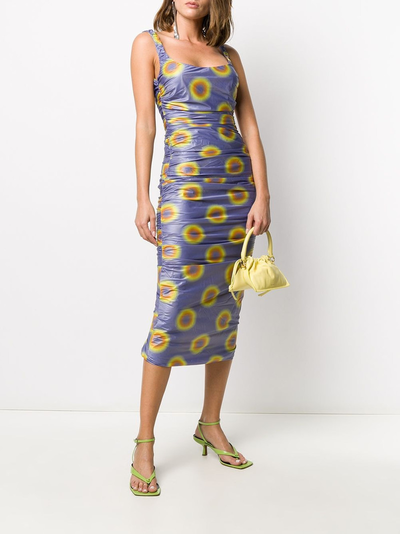 MAISIE WILEN ruched gradient polka dot dress outlook
