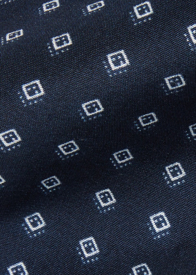 Ralph Lauren Men's Oversized Squares Linen Tie outlook