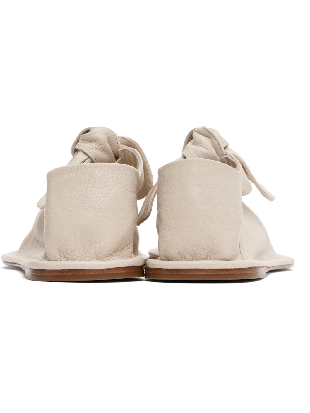 Off-White Llasada Supple Shiny Ballerina Flats - 2
