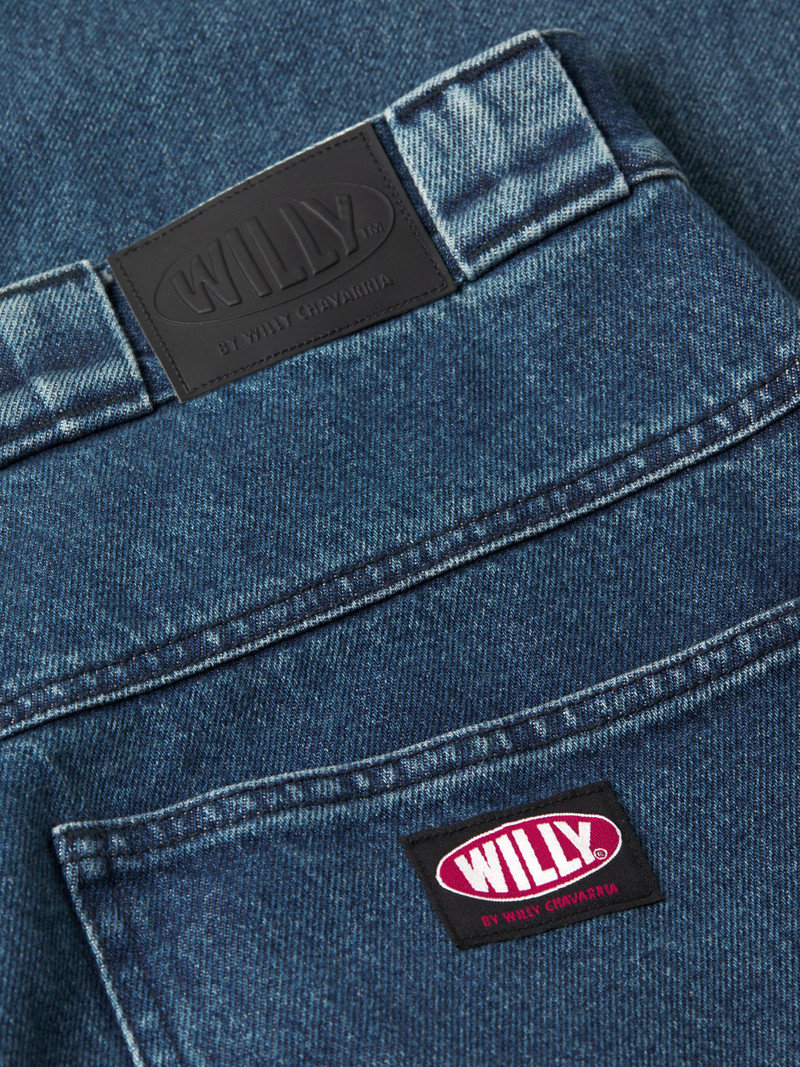 Men's Bad Boy Barrel Jeans - Washed Indigo 6