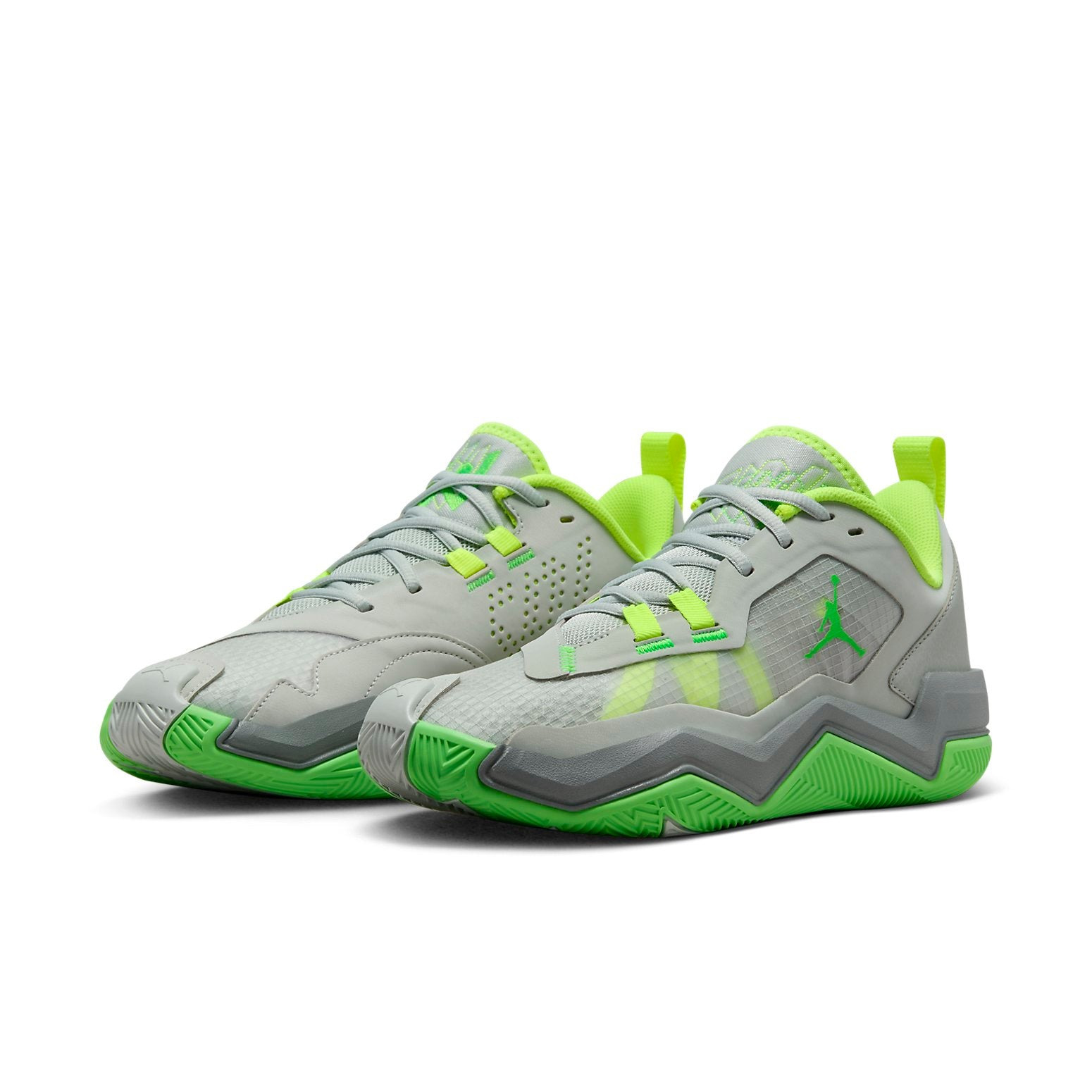 Air Jordan One Take 4 PF Basketball Shoes 'Light Silver Volt' DZ3339-003 - 3