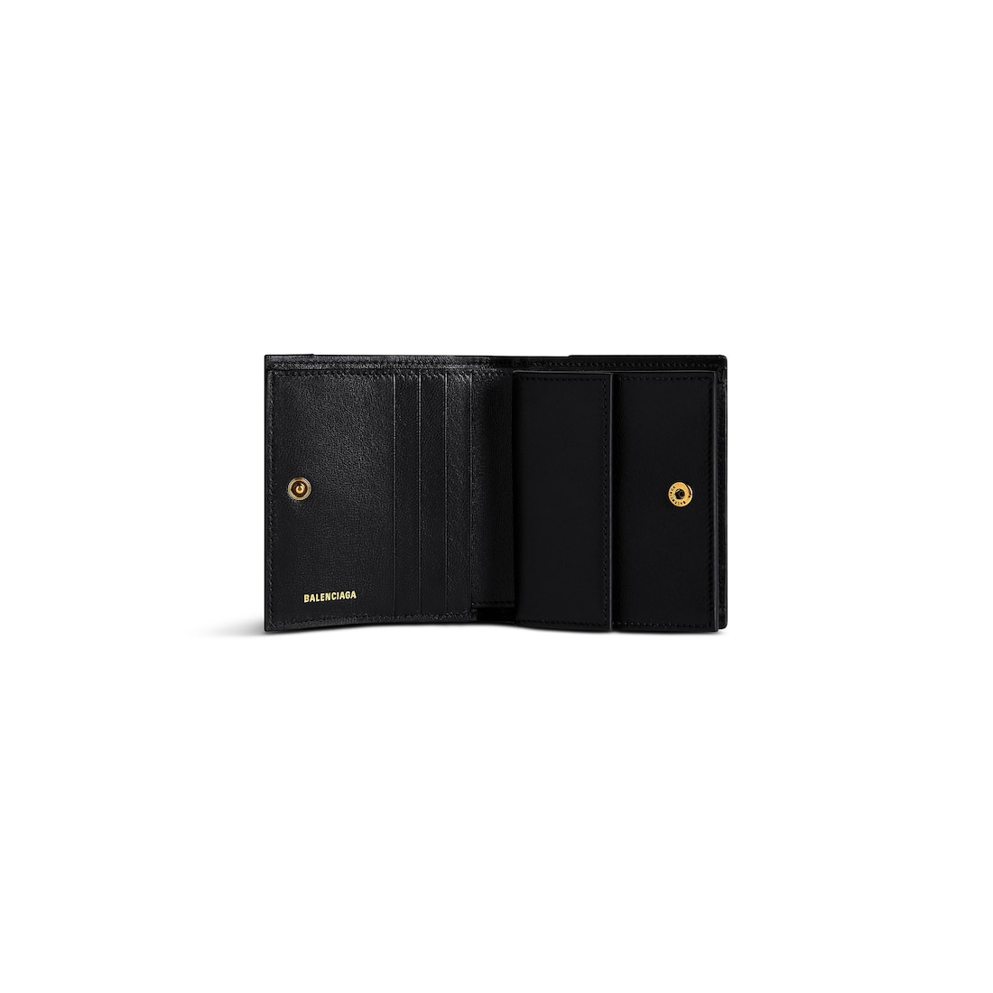 Women's Crush Flap Coin And Card Holder Quilted  in Black - 3