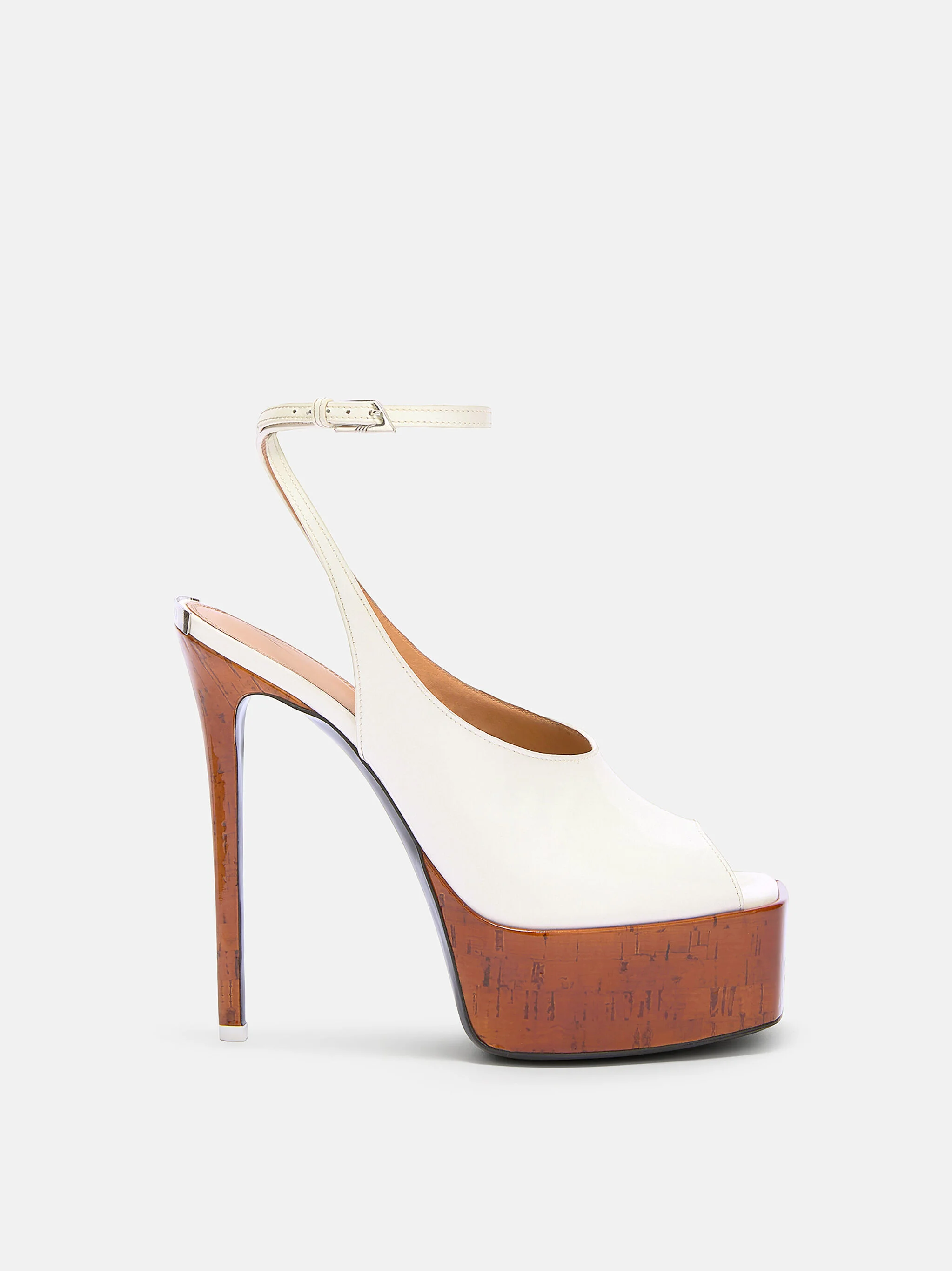 ''ORNELLA'' WHITE SANDAL - 1