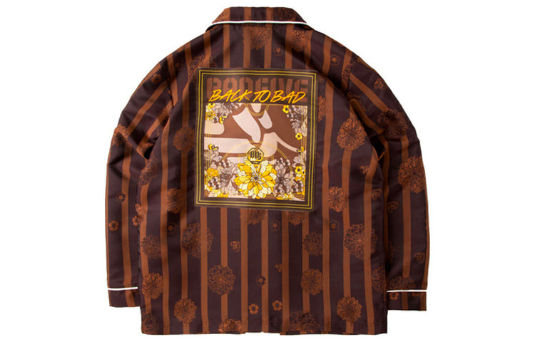 Li-Ning BadFive Blooming Flower Graphic Jacket 'Brown' AJDP673-1 - 2