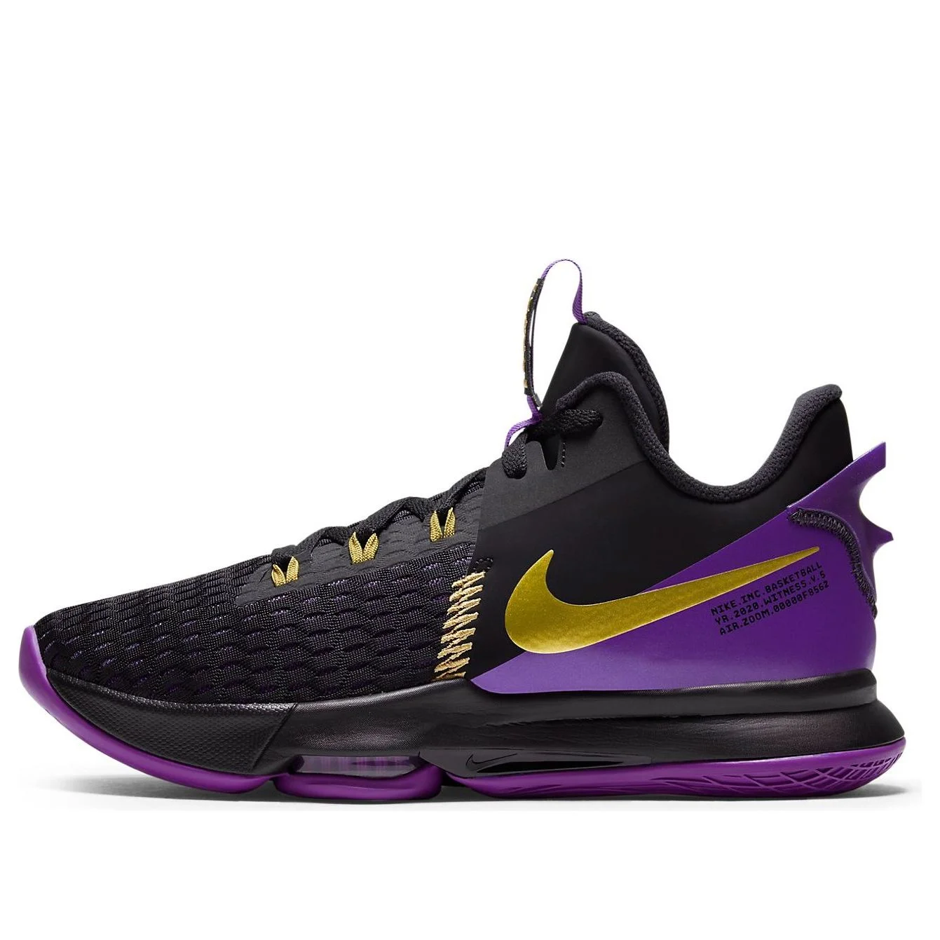 Nike LeBron Witness 5 EP 'Lakers' CQ9381-001 - 1