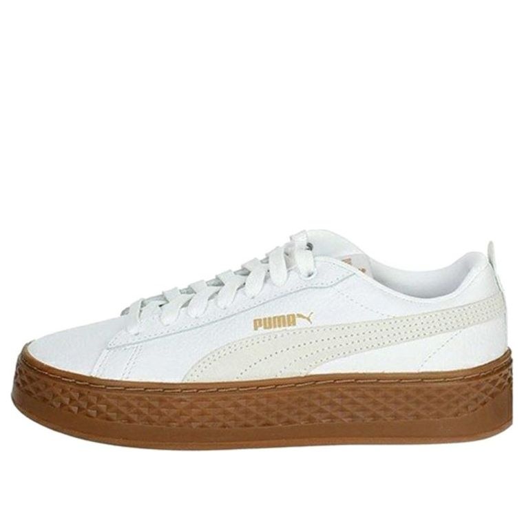 (WMNS) PUMA Suede Platform Leather Sneaker 'PUMA White' 366487-02 - 1