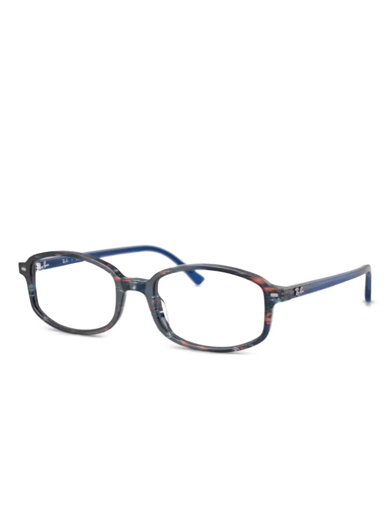 geometric-frame glasses 1