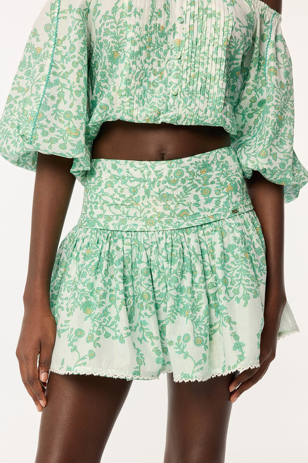 Mini Skirt Colleen - Green Lazuli - 2