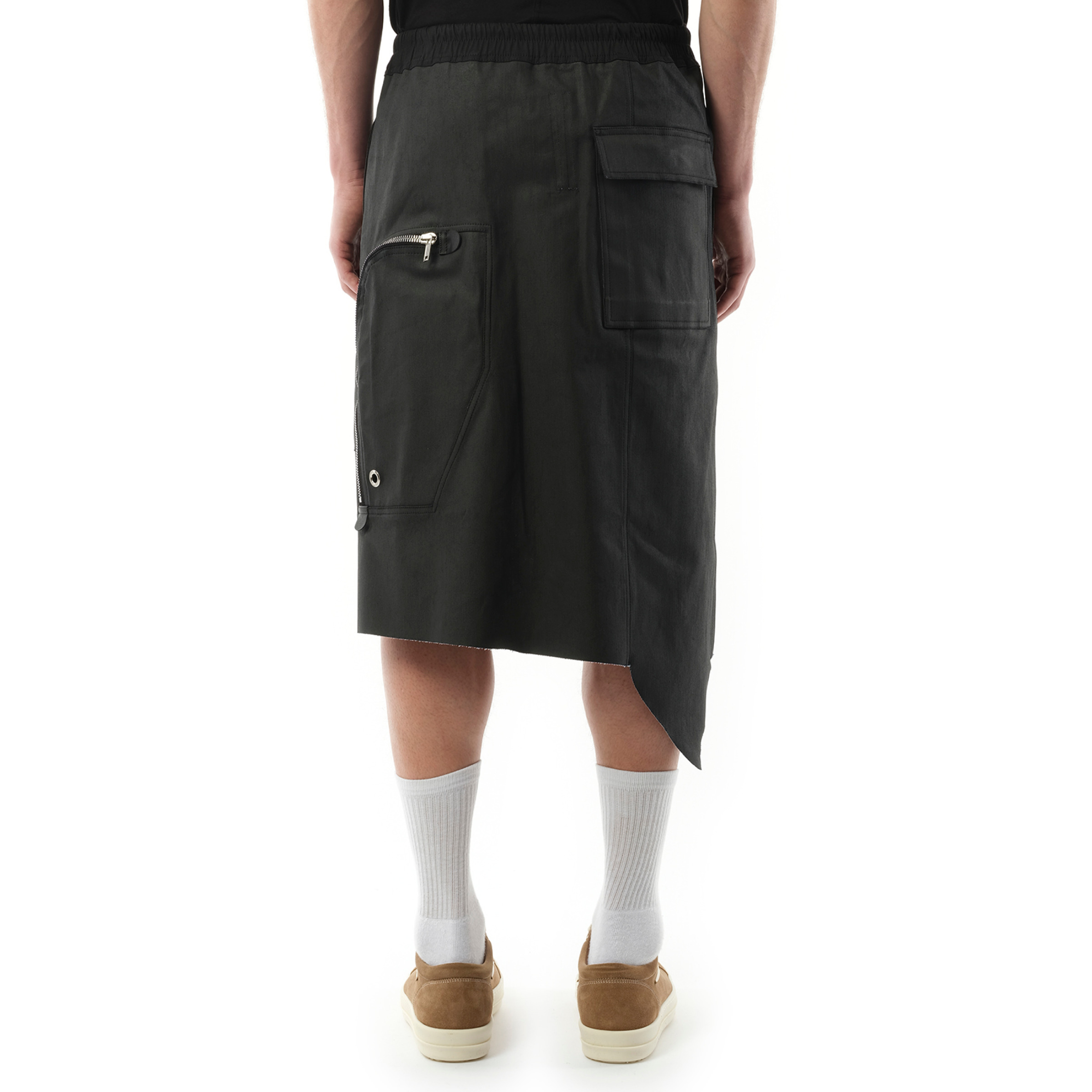 Rick Owens Dracca Skirt in Black | REVERSIBLE