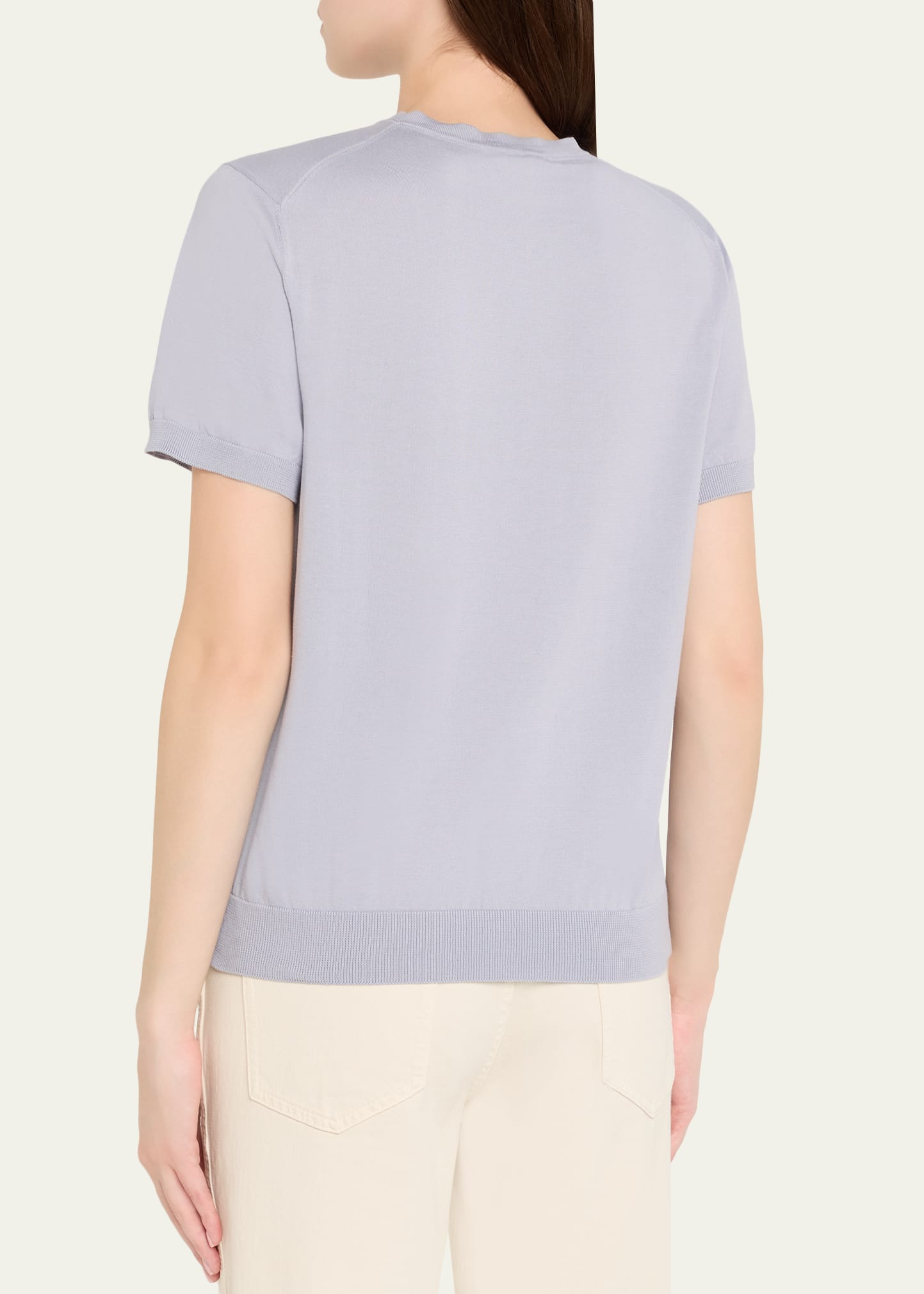 Ice Wish Short-Sleeve Crewneck Sweater - 3