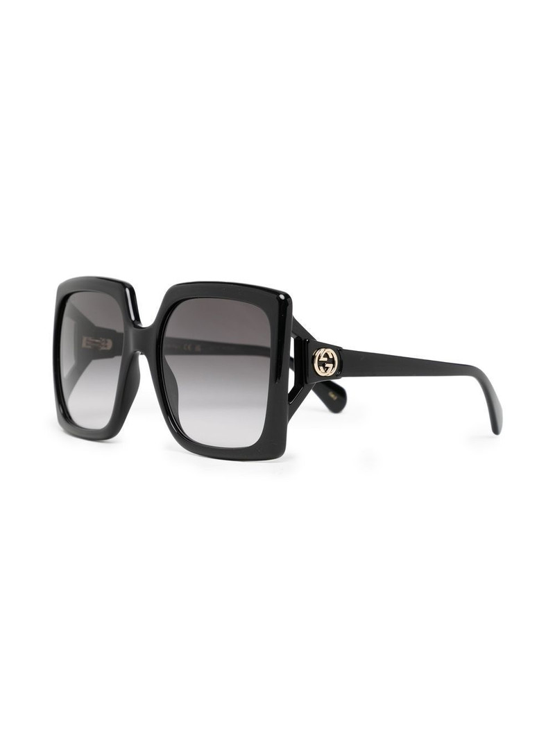 GUCCI oversized square-frame sunglasses outlook