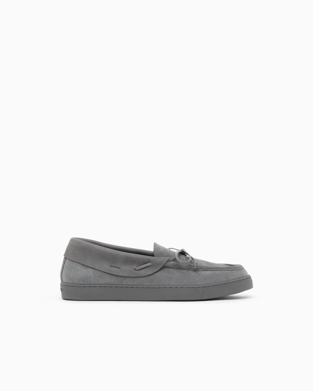 LOAFERS IN SUEDE WITH RUBBER SOLES - 1