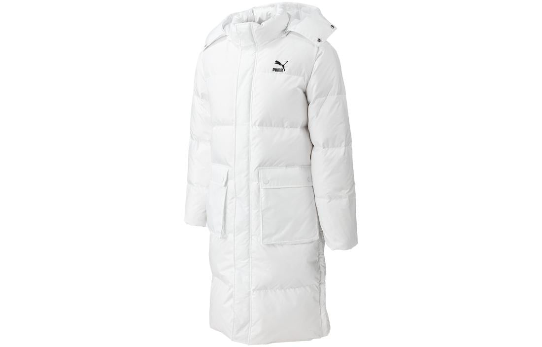 PUMA Teamliga Long Down Coat 'White' 539572-02 - 1