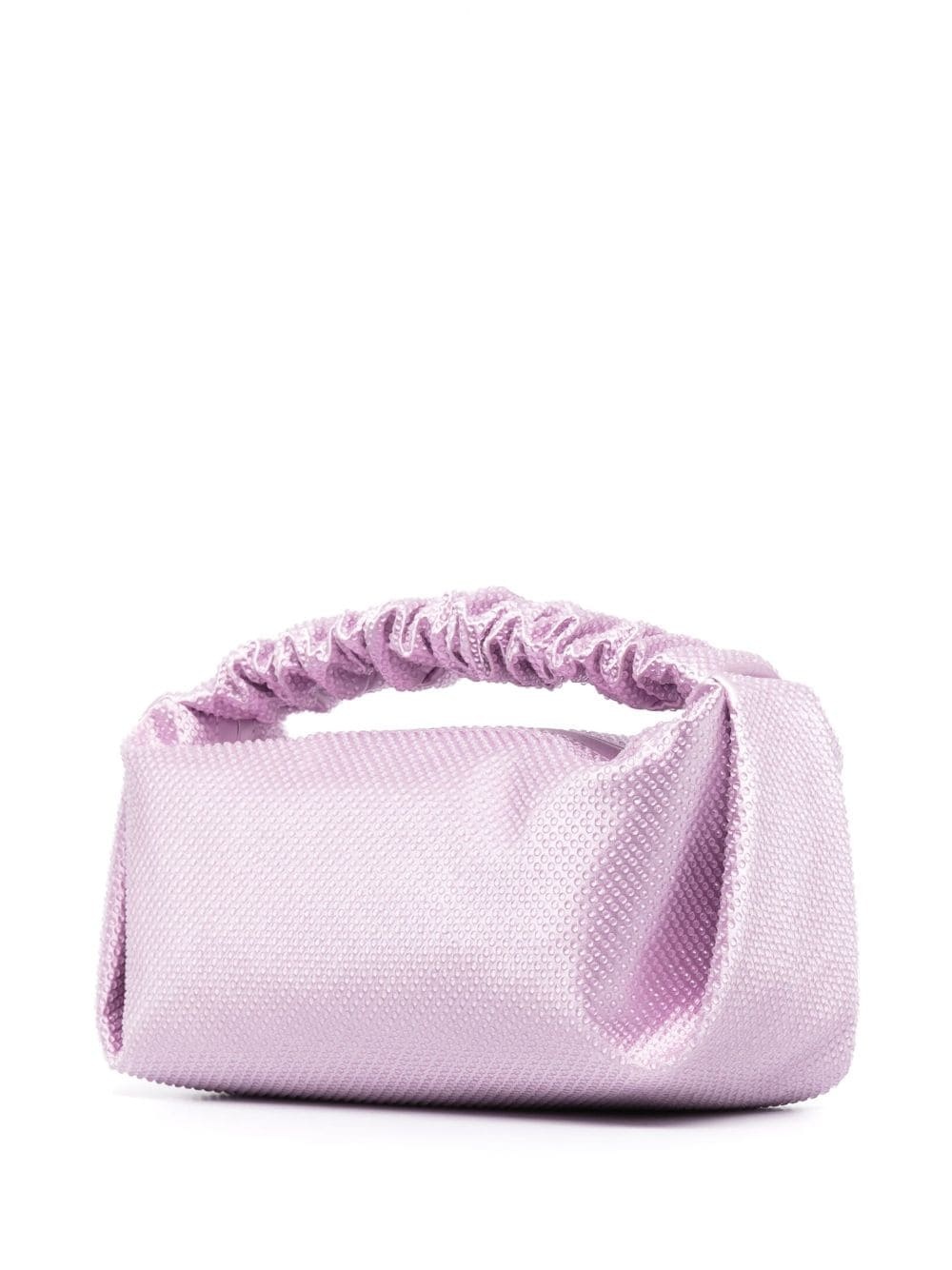 Scrunchie crystal-embellished mini bag - 4