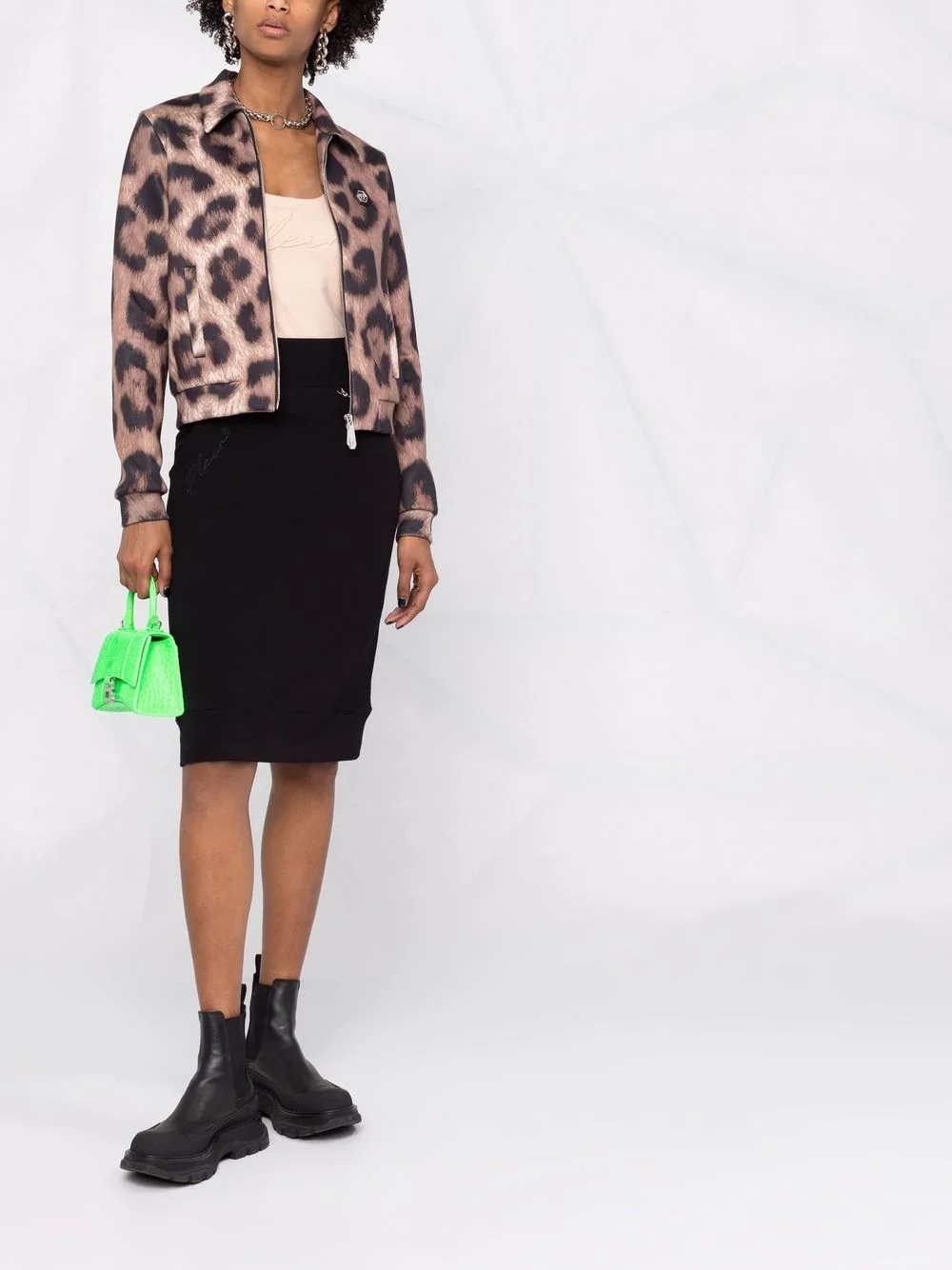 leopard-print jacket - 2