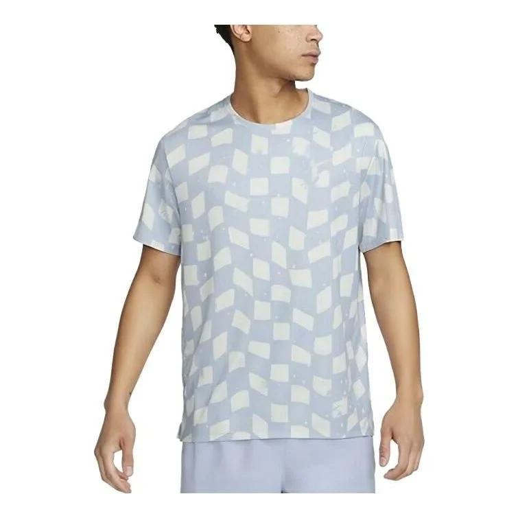 Nike Dri-FIT Miler Short-Sleeve Running Top 'Cobalt Bliss' DX0871-479 - 1