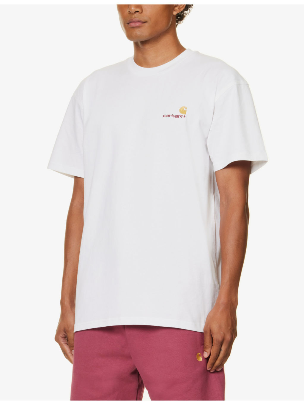 American Script logo-embroidered cotton-jersey T-shirt - 3