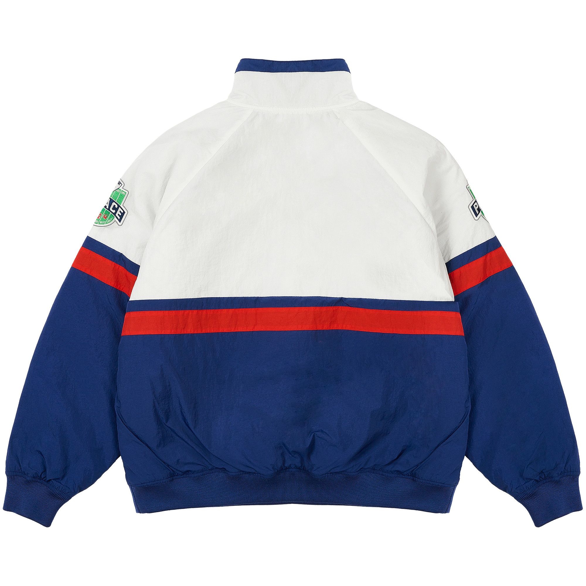 Palace Breakout Half Zip Bomber 'White/Navy' - 2