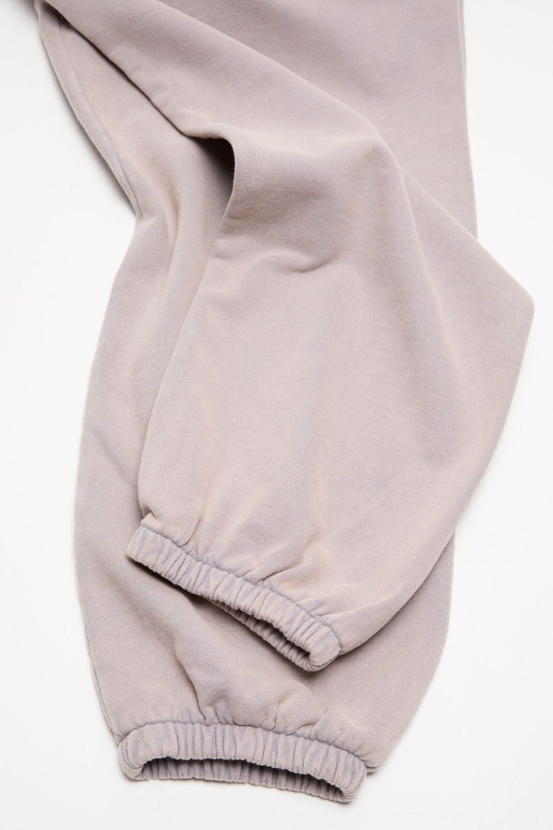 Fleece logo sweatpants - Dusty purple 3