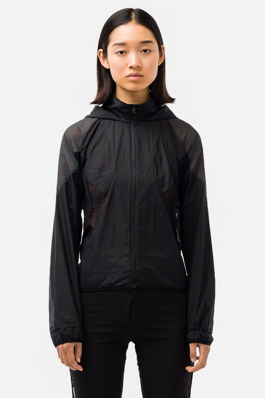 Packable Windbreaker in Black - 1