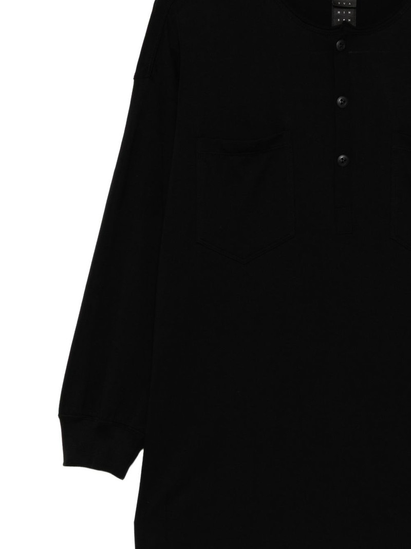 Henley-neck T-shirt 3