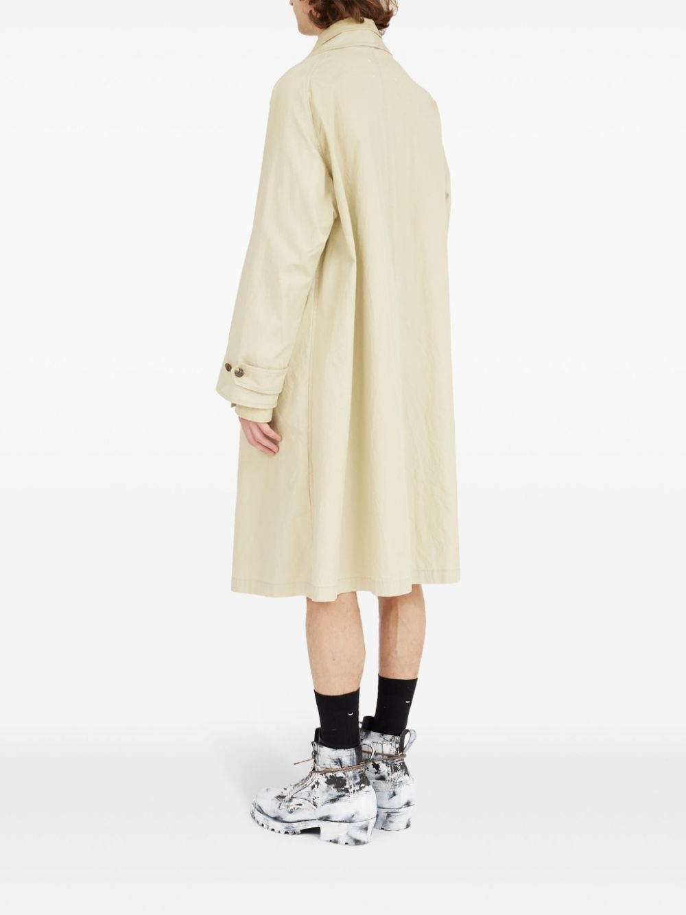 layered trench coat - 6