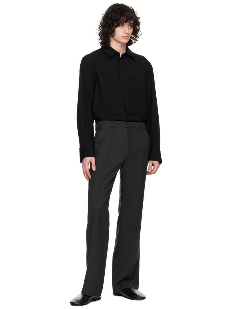 The Row Black Nicco Loafers outlook