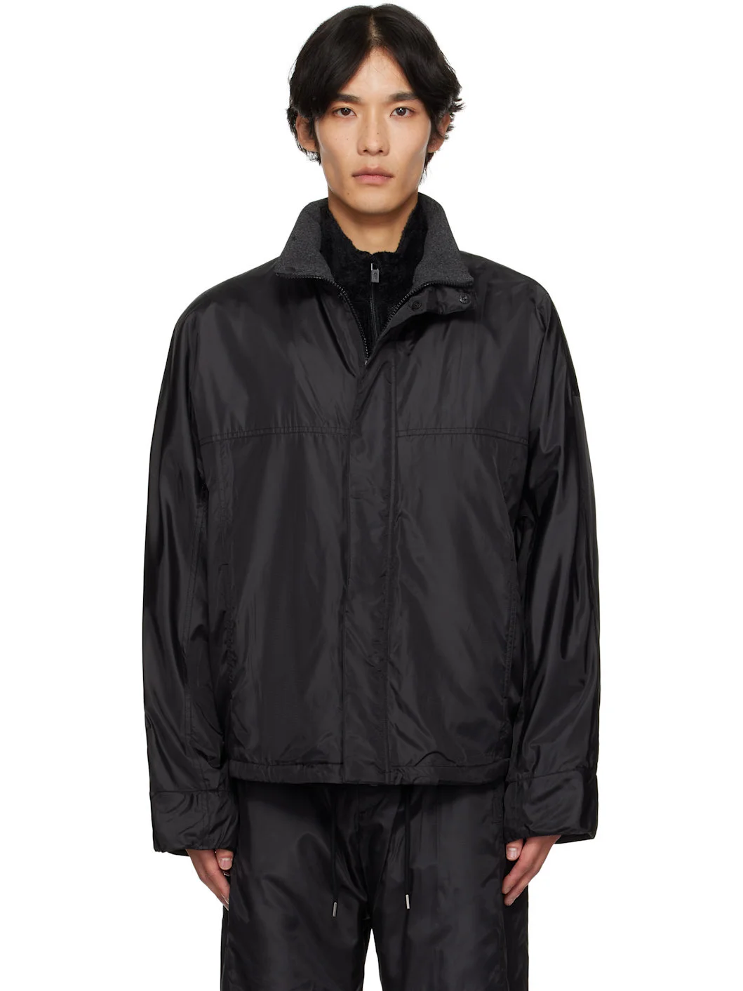 Black Shelled Jacket - 1