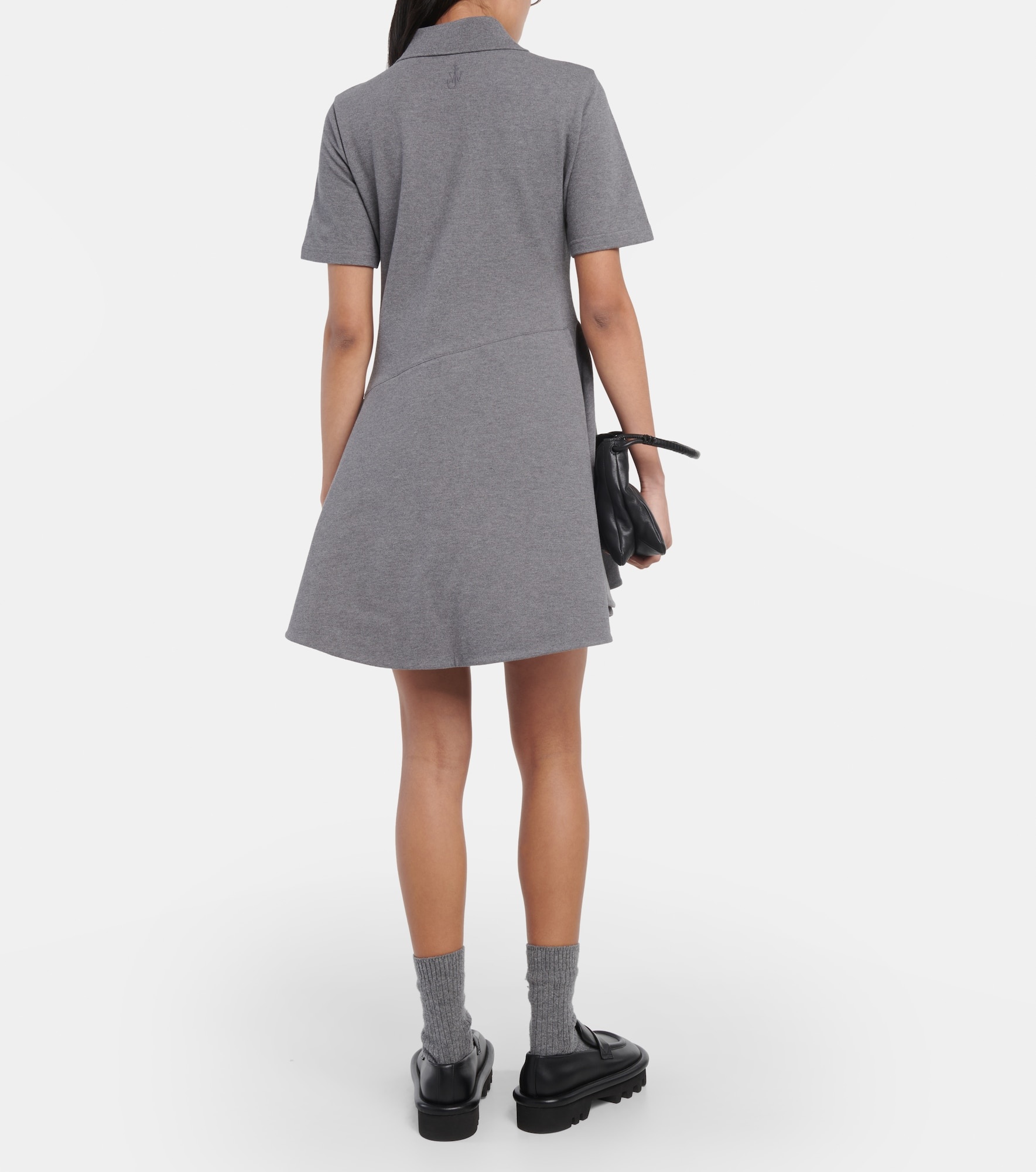 Asymmetric knitted minidress - 3