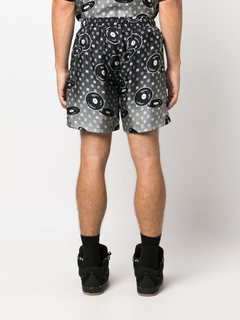 Falling Records silk shorts 4