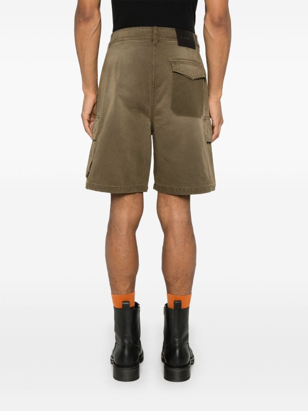 Cotton cargo shorts - 5